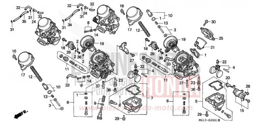VERGASER (EINZELTEILE) CB1000FS de 1995